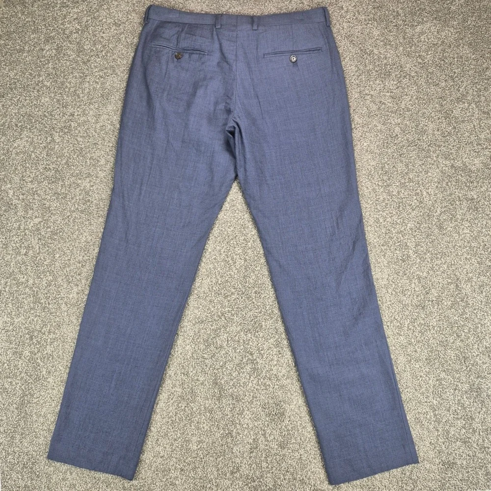 J.Crew Suit Mens 40R Blue Crosby Tollegno 1900 Italian Wool Ludlow Slim 32x32